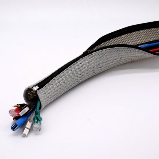 Zipper cable sleeveing