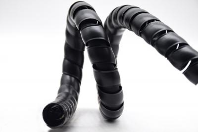 Protecteur de tuyau hydraulique plat en spirale, enveloppe plastique