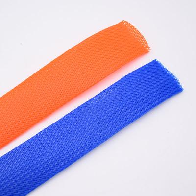 Gaine tressée extensible en PET pour câbles