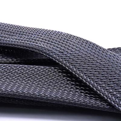 Gaine tressée extensible en nylon standard léger