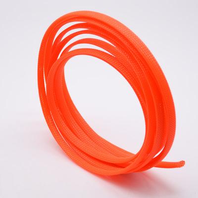 Gaine tressée extensible New Energy PET orange