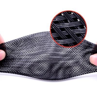 Gaine de câblage tressée extensible en nylon PA6