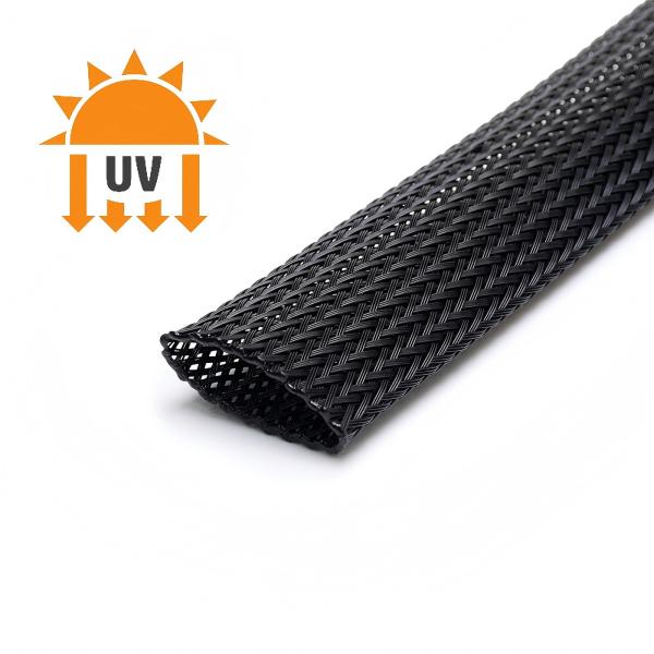Gaine Tressée PET MJ FLEX Réussit le Test de Vieillissement aux UV ISO 4892-2 de 1000 Heures