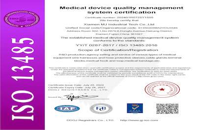Minjun a passé la certification du système de gestion de la qualité des dispositifs médicaux ISO13485